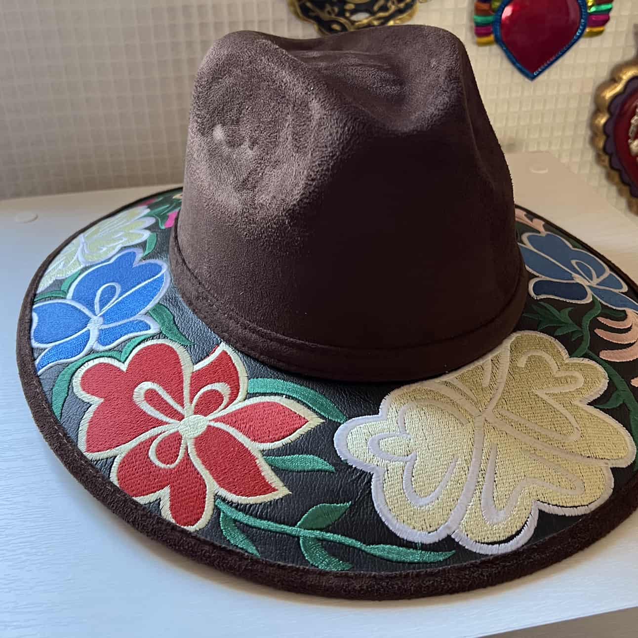 Cappello Sudista In Pelle Camoscio - Berretto Regolabile Con Fibbia, Stile Storico