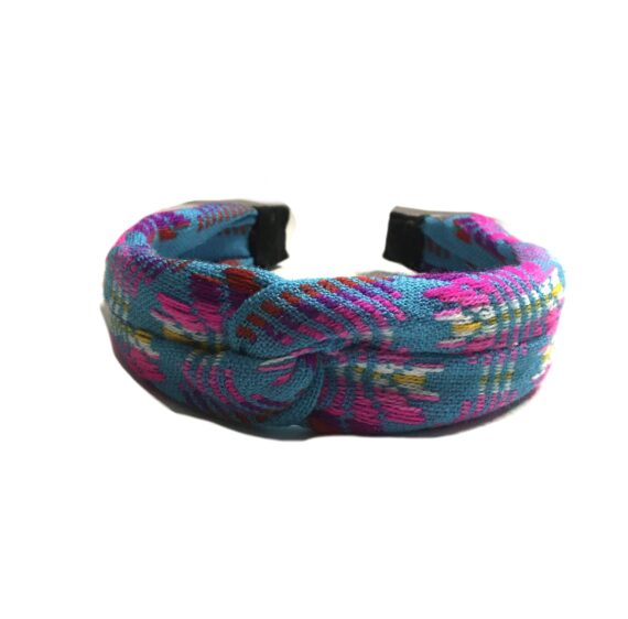 Axy Cerchietto Per Capelli In Tessuto Imbottito Con Fili Metallici - Fascia Larga 1,5 Cm, Morbida E Comoda, Accessorio Elegante Per Ogni Occasione (Nero, HRK7B)